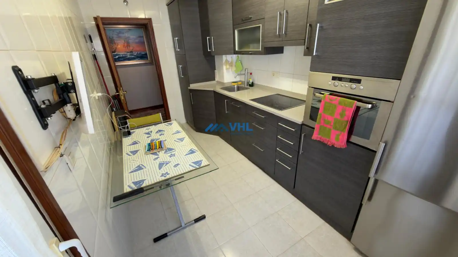 Kitchen of Flat for rent in Castro-Urdiales  with Heating, Terrace and Furnished