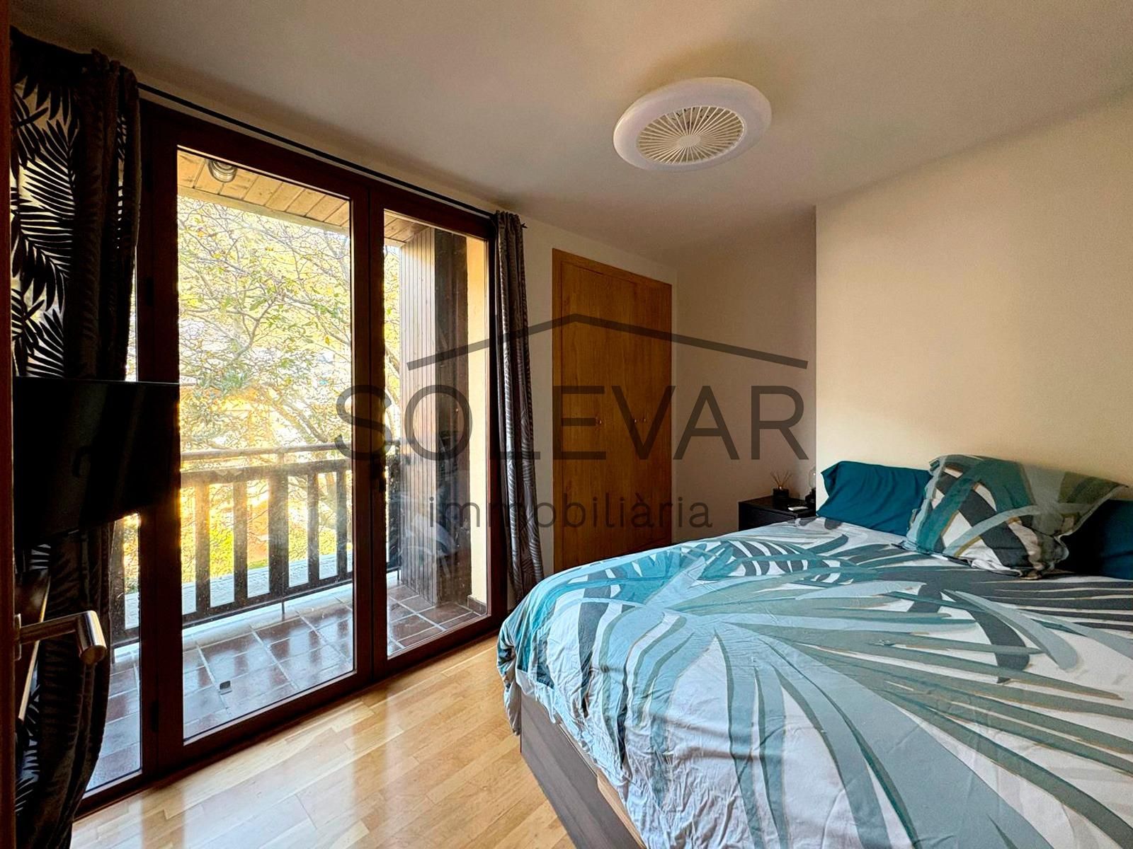 Bedroom of Flat for sale in Sort  with Heating, Parquet flooring and Balcony