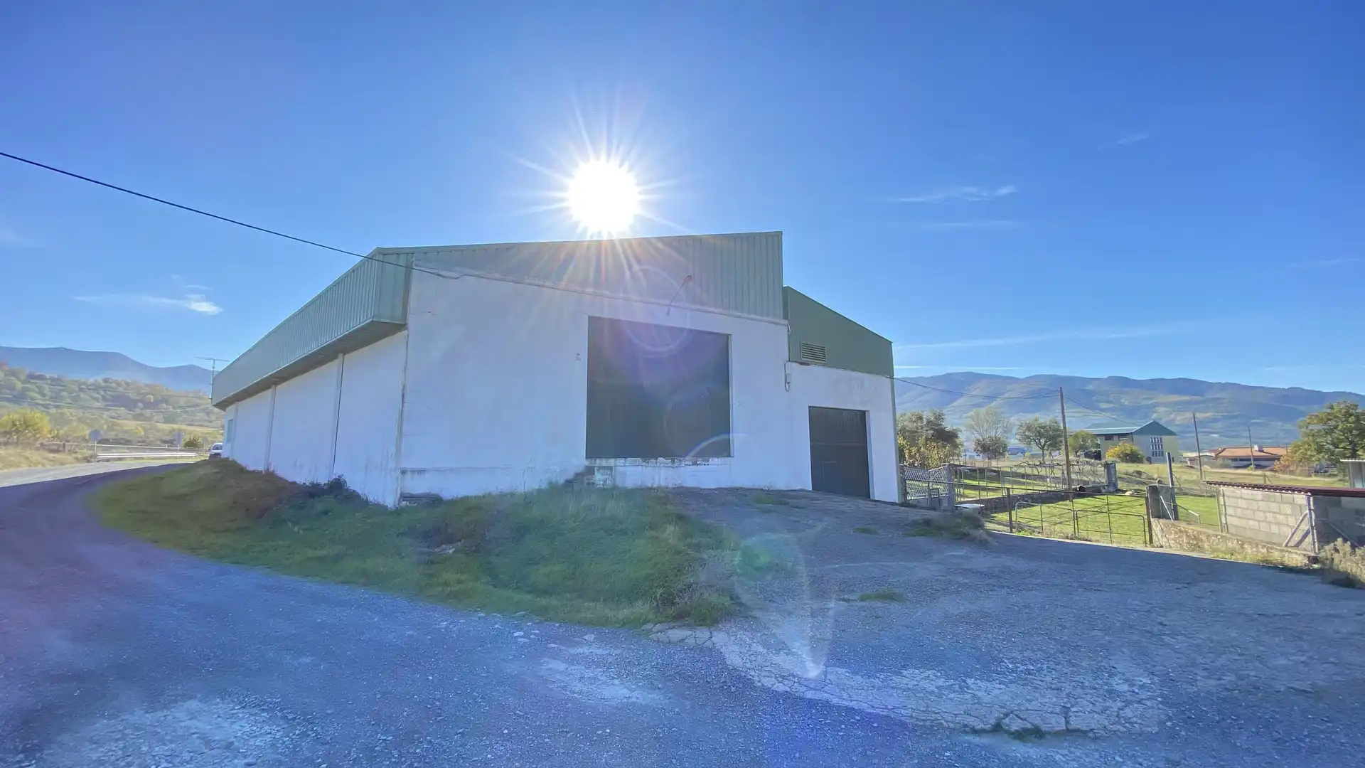 Exterior view of Industrial buildings for sale in Hervás  with Heating and Alarm