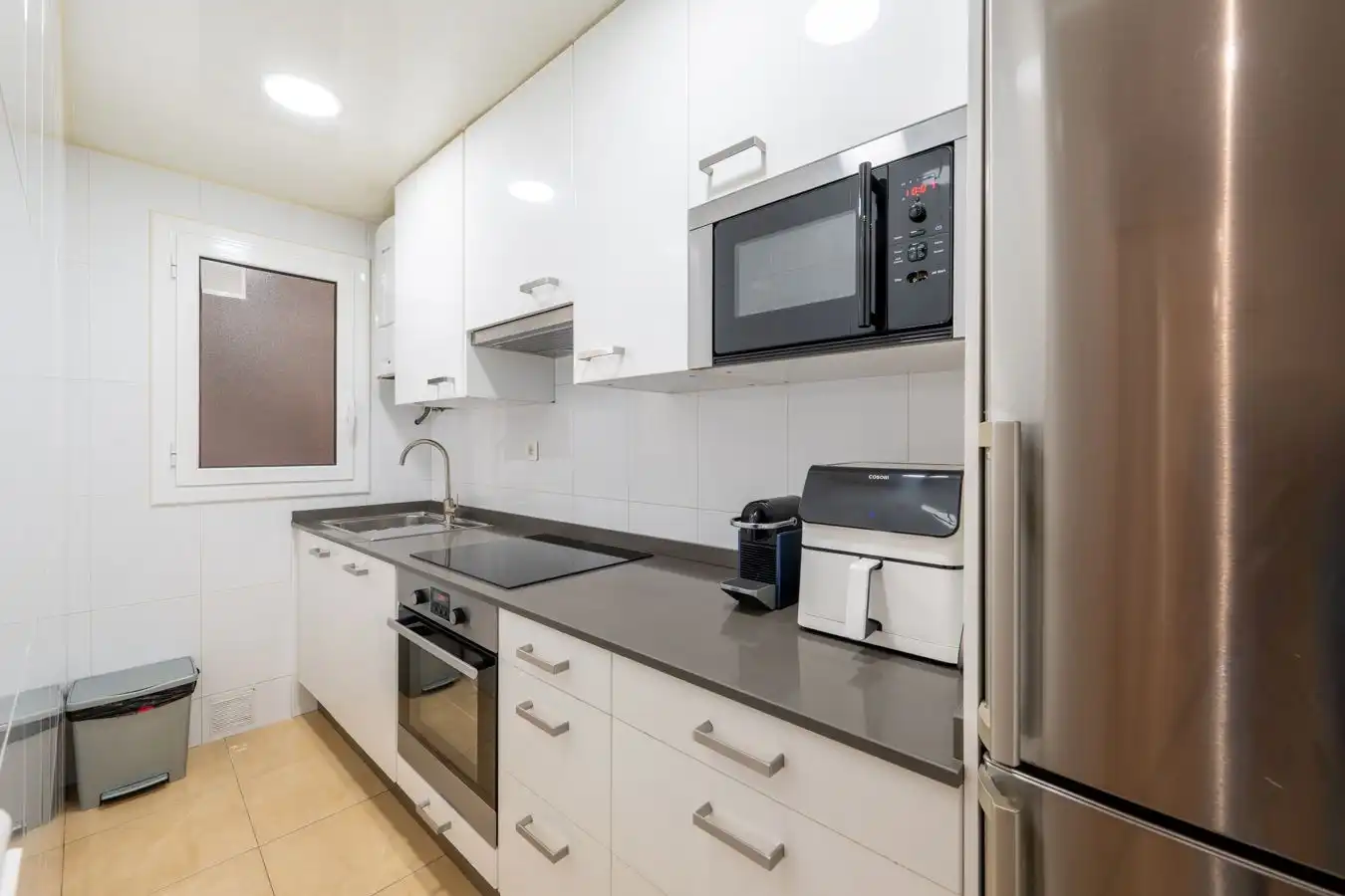 Küche von Wohnung zum Verkauf in Barcelona mit Klimaanlage, Heizung und Möbliert