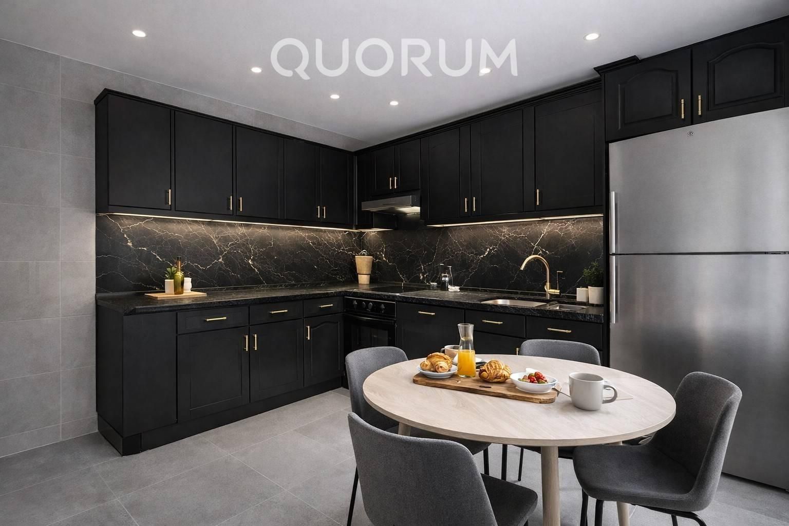 Kitchen of Flat for sale in Basauri   with Heating, Terrace and Furnished