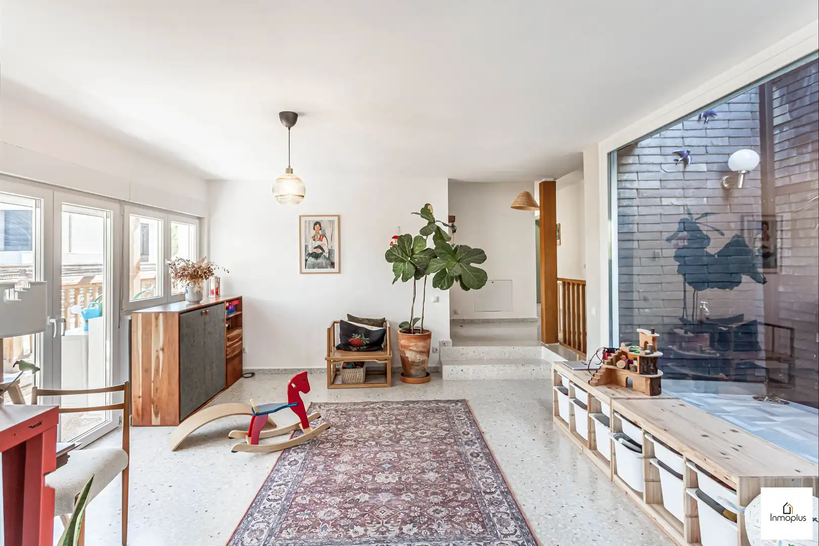 Sala d'estar de Casa o xalet en venda en Las Rozas de Madrid amb Aire condicionat, Calefacció i Terrassa