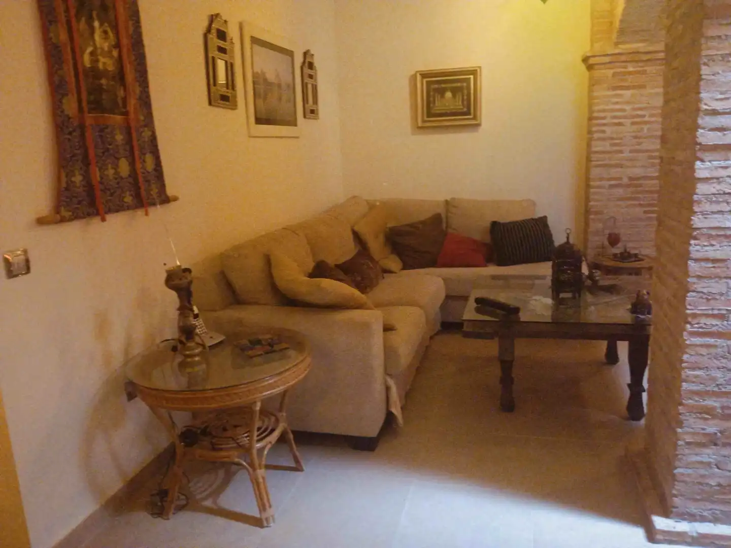 Sala de estar de Casa adosada en venta en María de Huerva con Calefacción, Terraza y Trastero