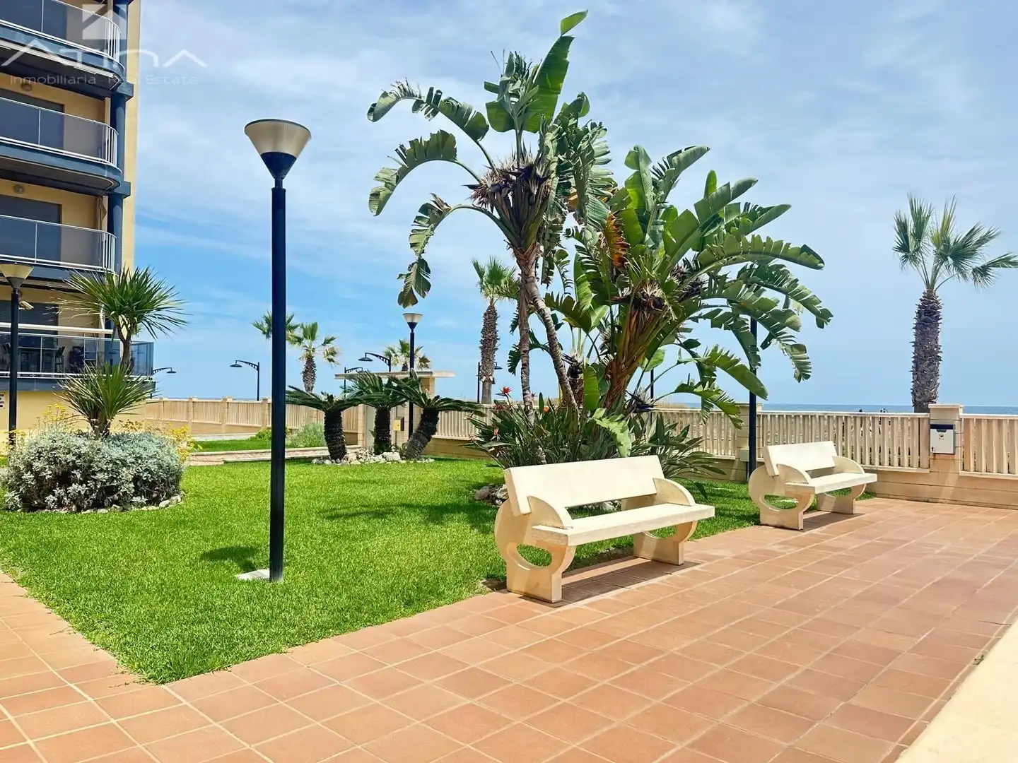 Terraza de Apartamento en venta en Guardamar de la Safor con Aire acondicionado, Jardín privado y Terraza