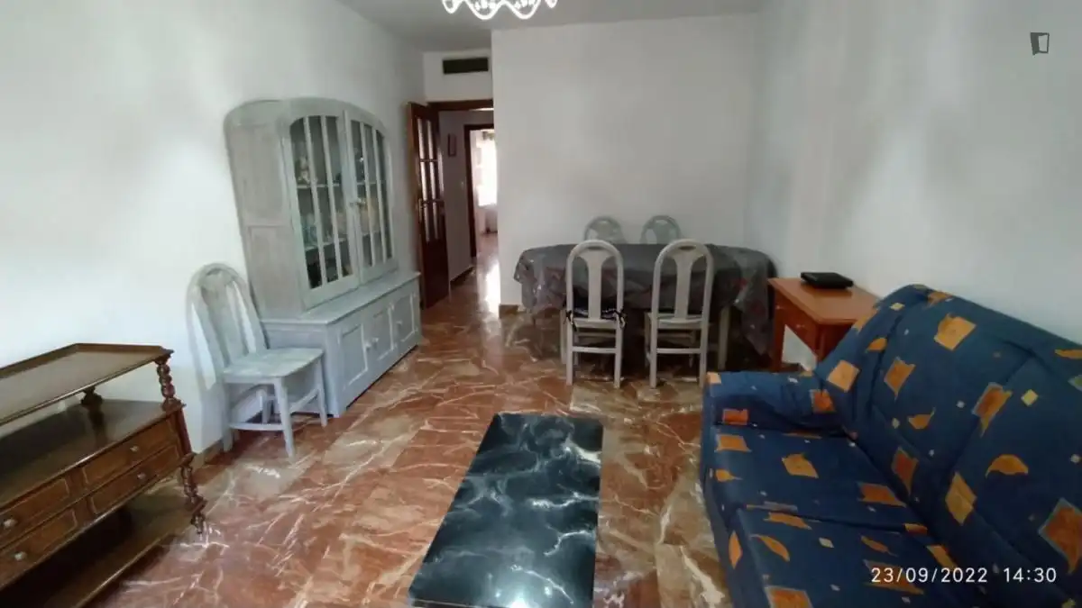 Sala de estar de Apartamento para compartir en Granada con Amueblado, Horno y Lavadora