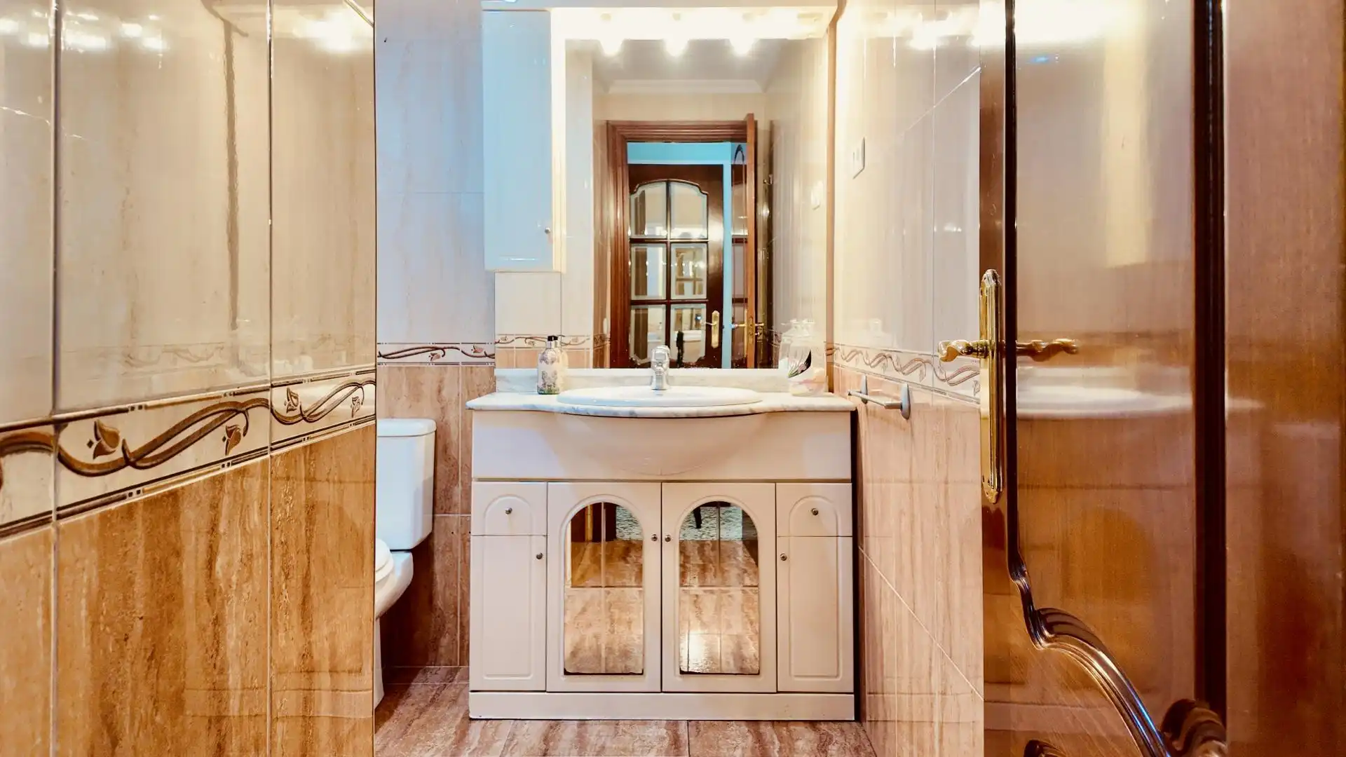 Baño de Apartamento en venta en Málaga