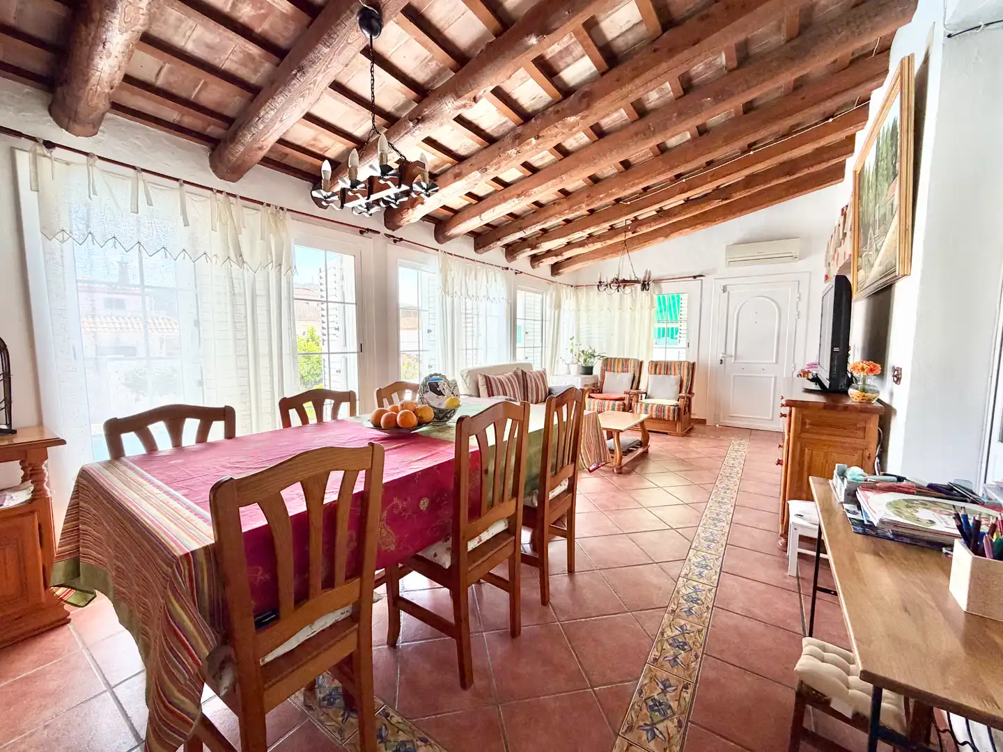 Dining room of Houses for sale in Canyelles  with Air Conditioner, Heating and Private garden