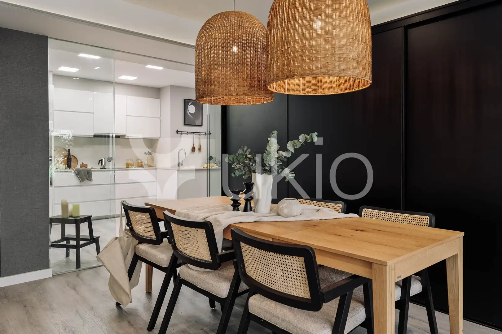 Dining room of Apartments for rent in Barcelona  with Air Conditioner, Heating and Terrace