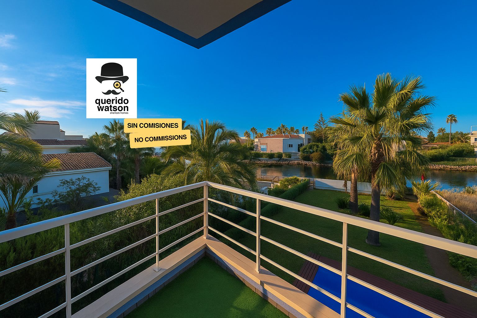 Terrassa de Casa o xalet en venda en La Manga del Mar Menor amb Aire condicionat, Calefacció i Jardí privat