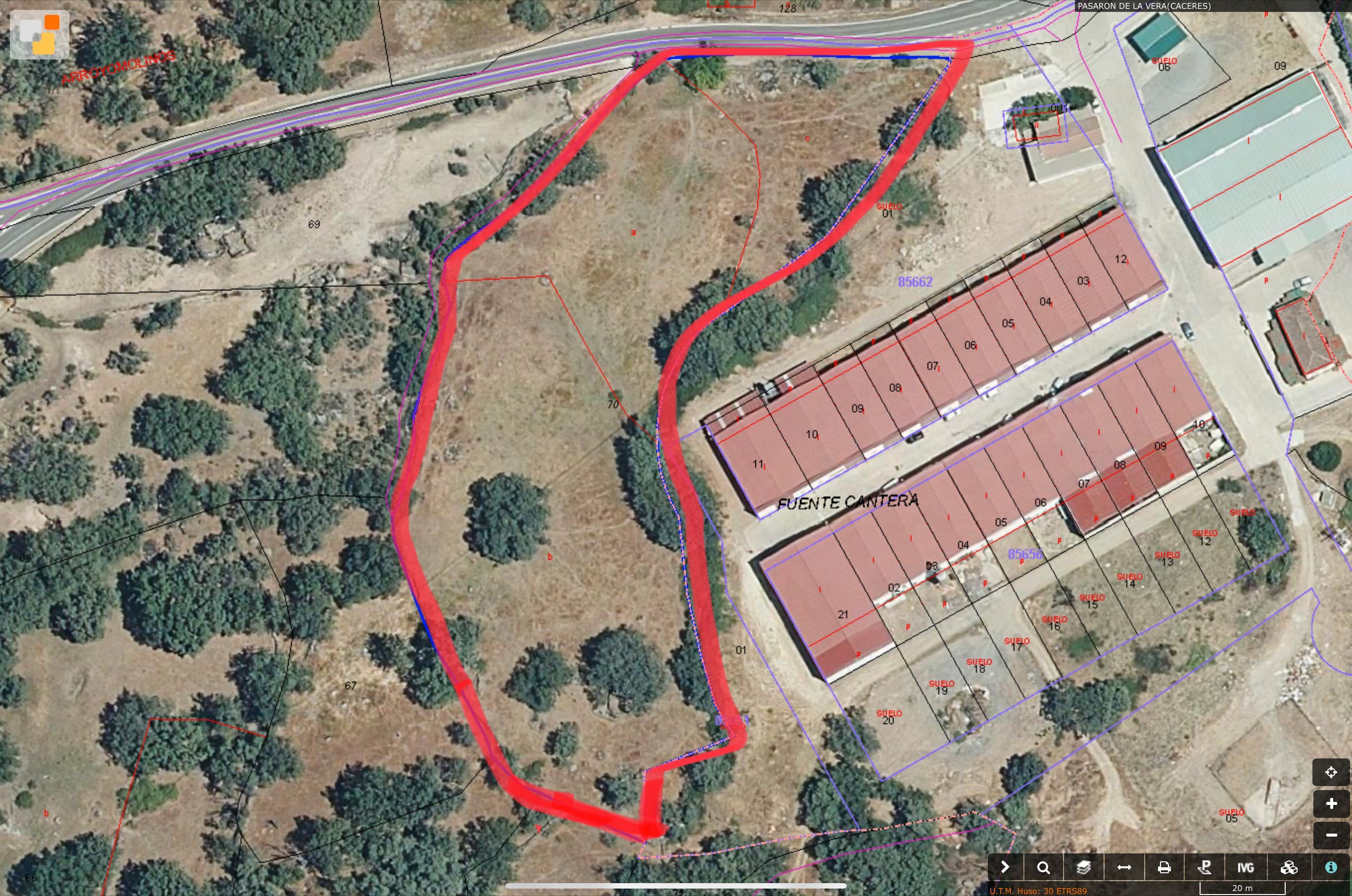 Terreny industrial en venda en Pasarón de la Vera