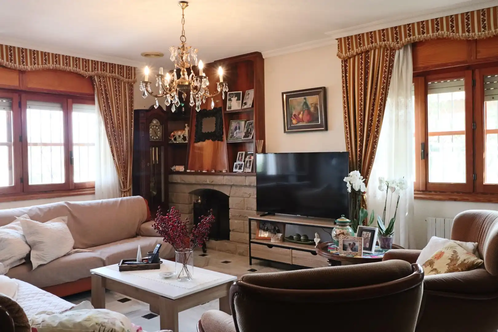 Sala de estar de Casa o chalet en venta en La Nucia con Terraza