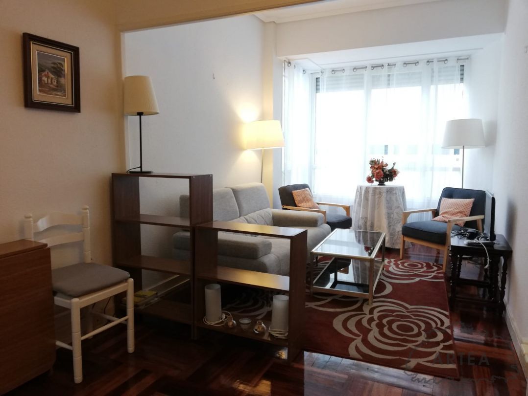Sala d'estar de Apartament de lloguer en Bilbao  amb Calefacció, Forn i Rentadora