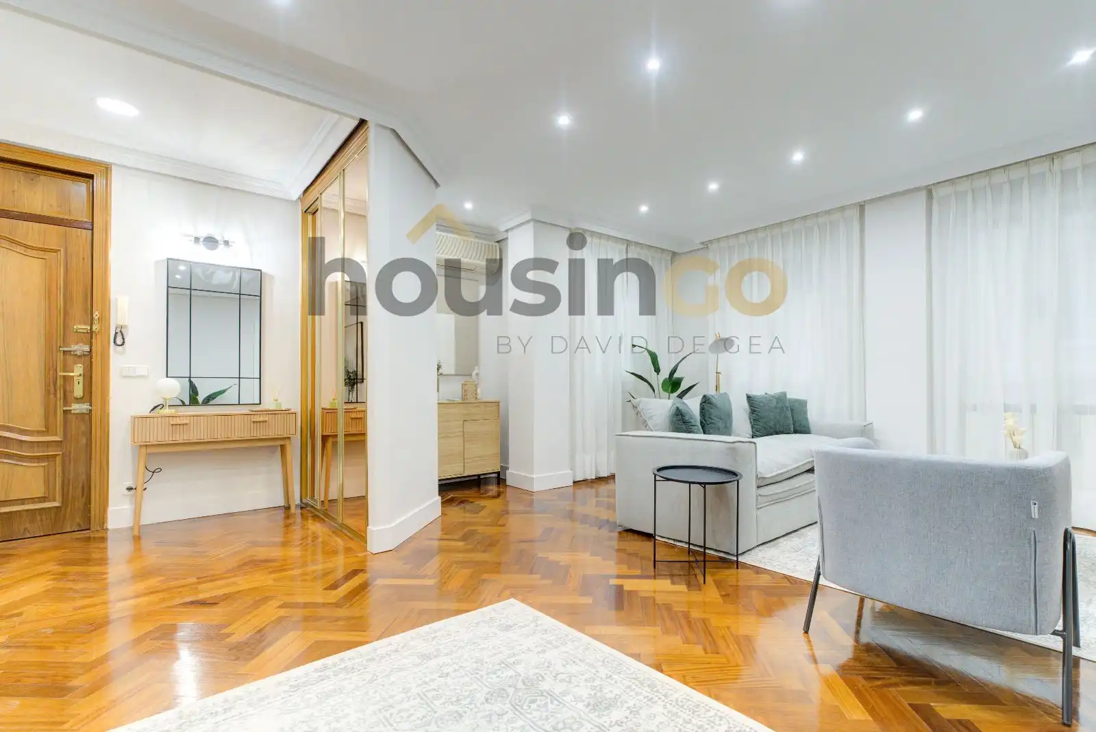 Sala de estar de Piso en venta en Madrid con Aire acondicionado, Calefacción y Amueblado
