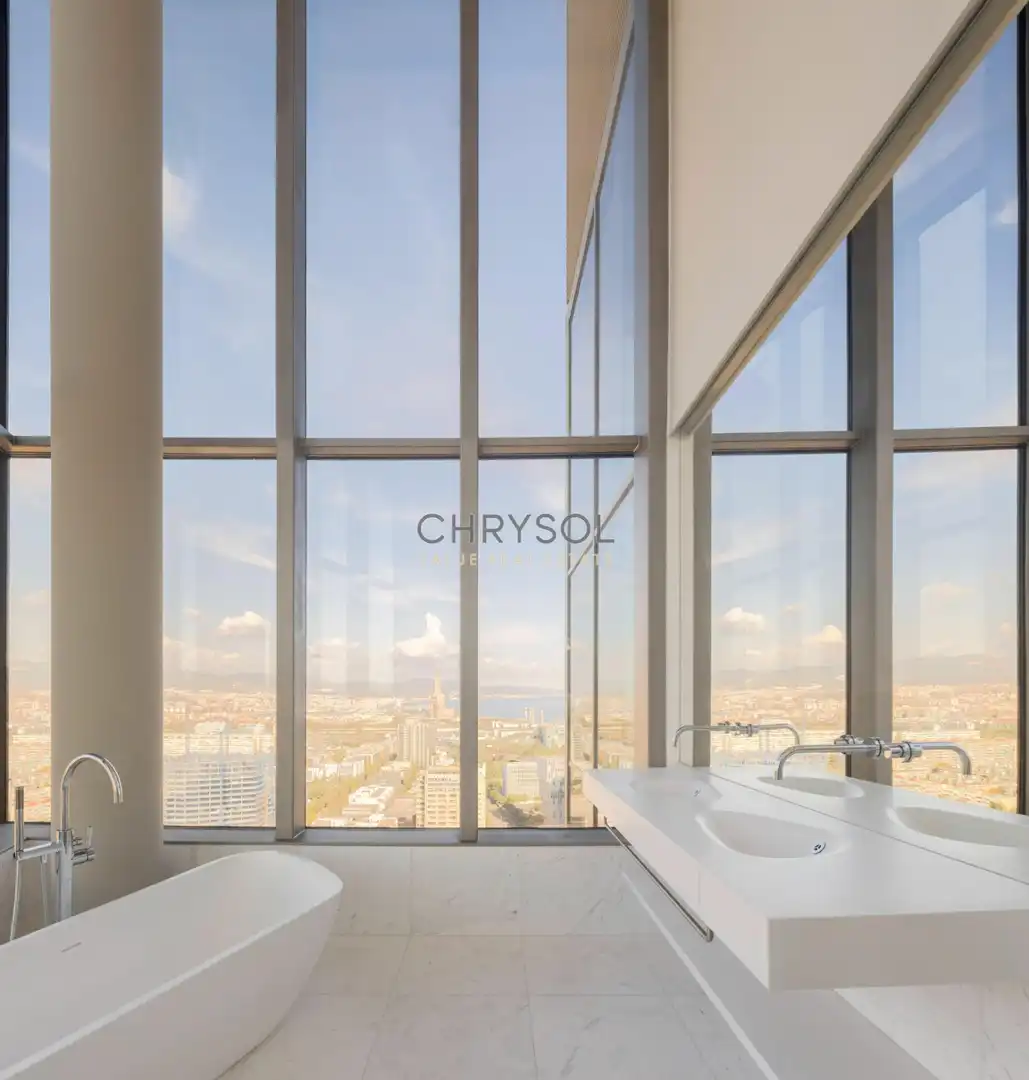 Exterior view of Attic for sale in Barcelona  with Air Conditioner, Heating and Parquet flooring