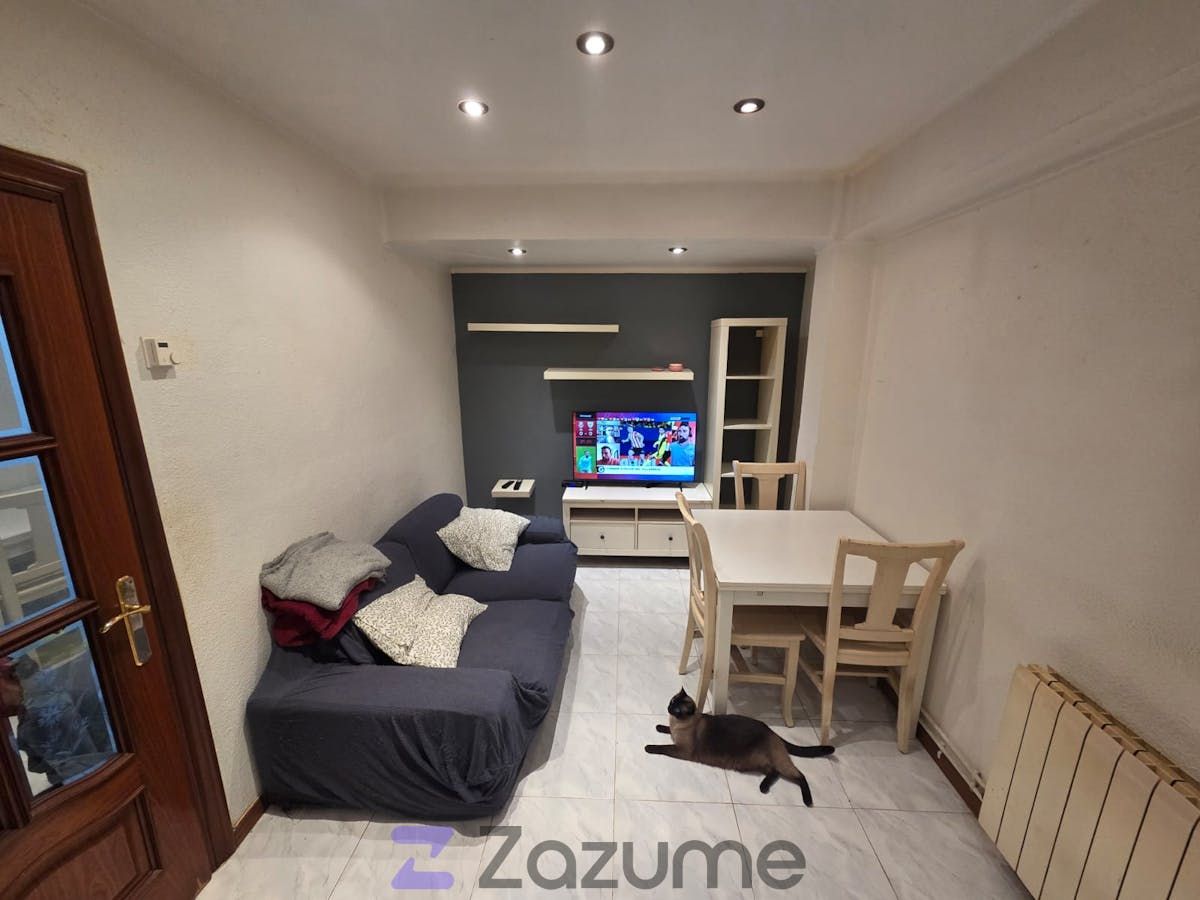 Sala d'estar de Apartament de lloguer en Santander amb Calefacció, Parquet i Terrassa