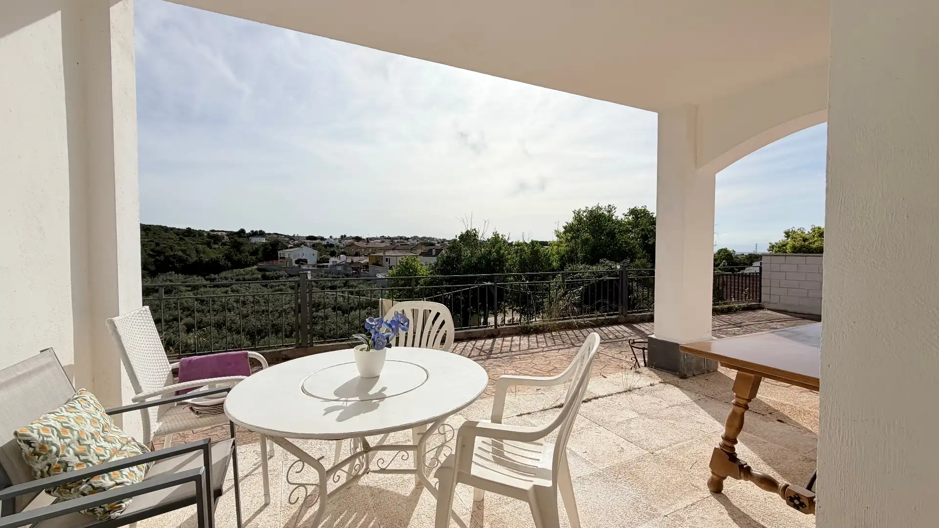 Terrassa de Casa o xalet en venda en Creixell amb Moblat, Forn i Rentadora