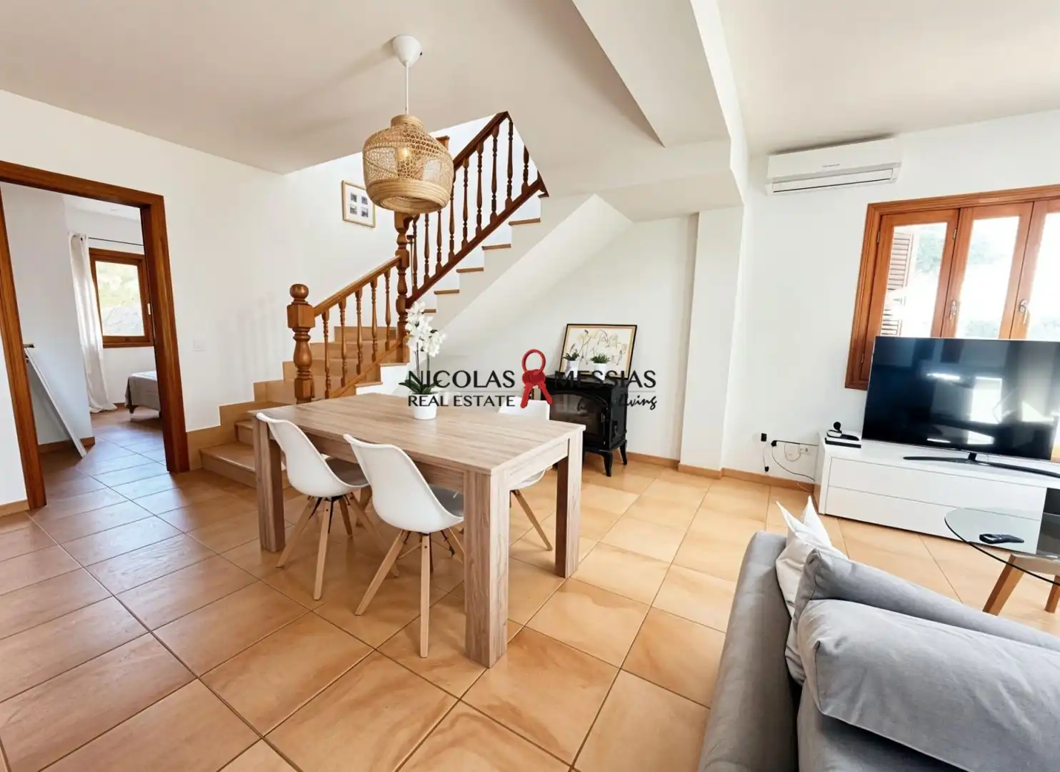 Comedor de Casa o chalet de alquiler en Artà con Aire acondicionado, Calefacción y Terraza