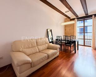 Living room of Apartment to rent in  Valencia Capital  with Air Conditioner, Heating and Parquet flooring