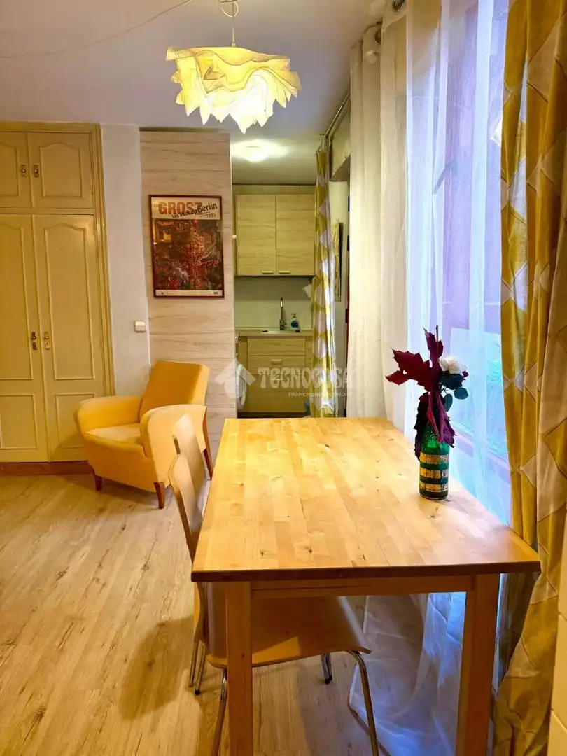 Comedor de Estudio de alquiler en Madrid con Aire acondicionado y Terraza