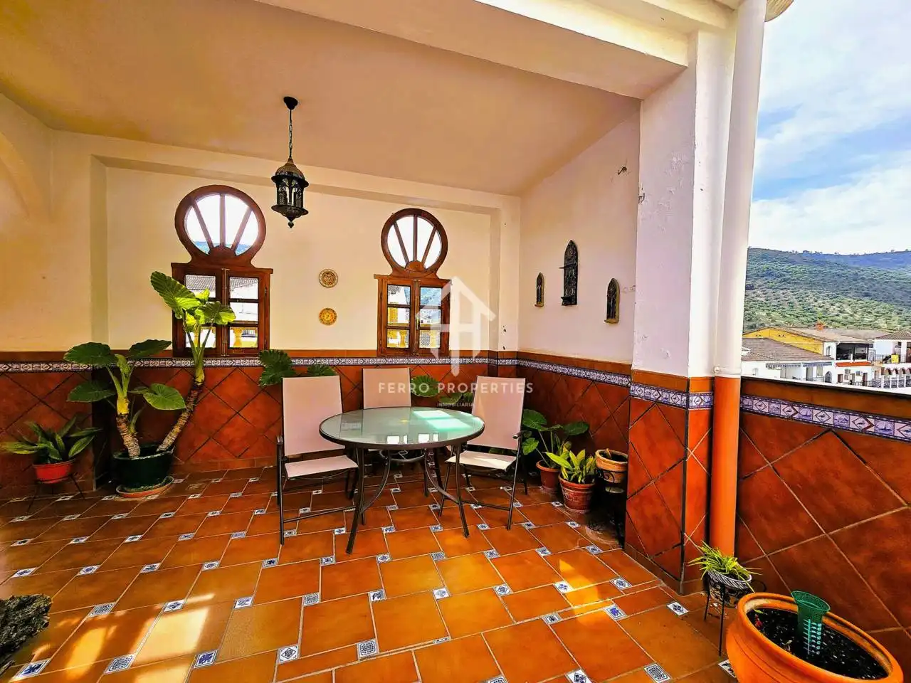 Vista exterior de Casa o xalet en venda en Algarinejo amb Aire condicionat i Terrassa