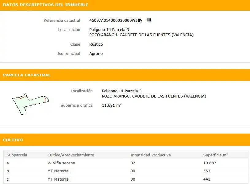Terreny rústic en venda a Caudete de las Fuentes, imagen 3