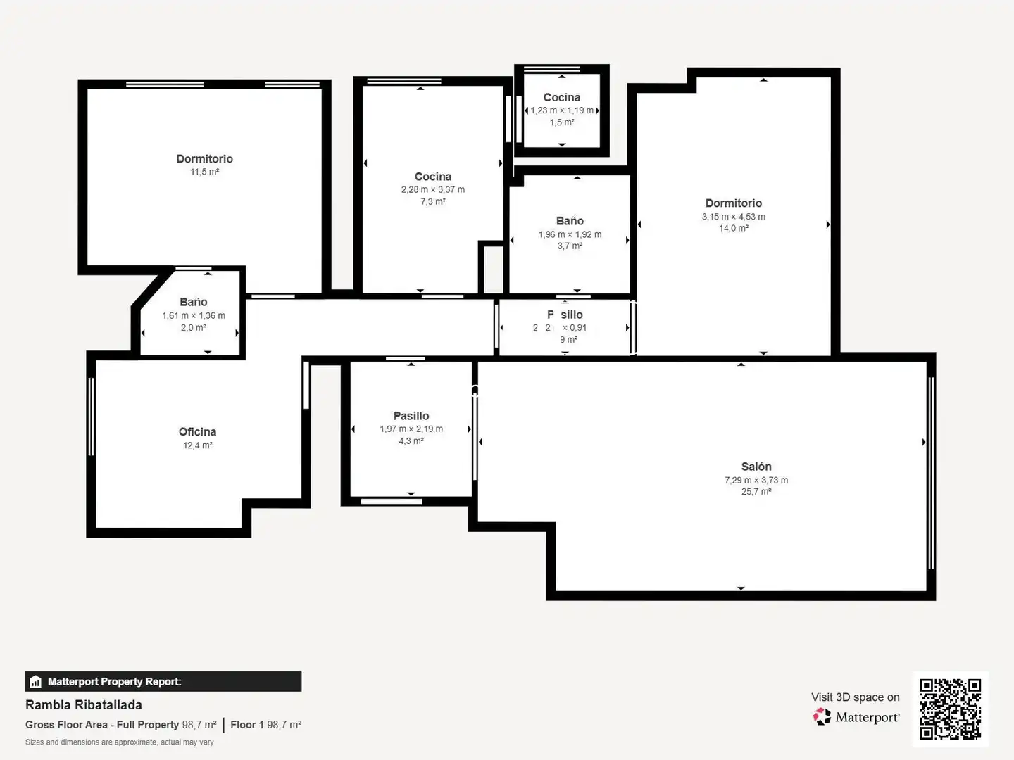 Wohnung mit Terrasse zum Verkauf in Rambla RIBATALLADA, imagen 42