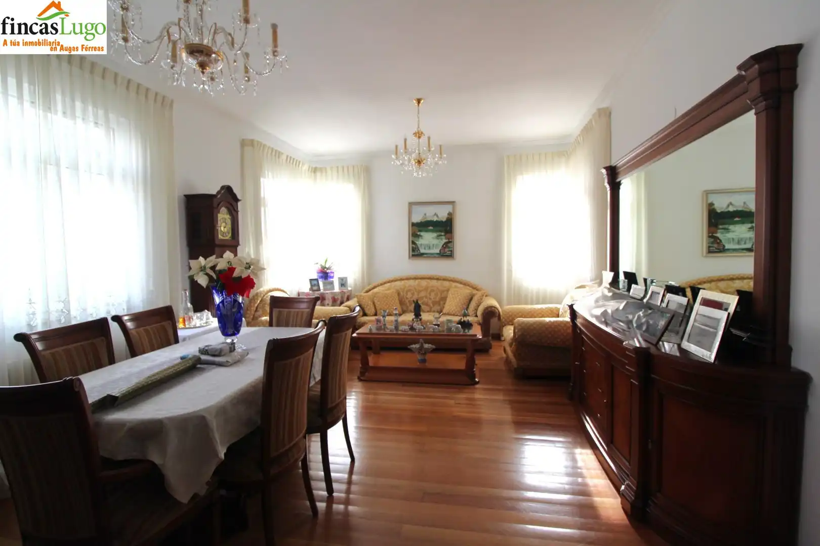Comedor de Casa o chalet en venta en Lugo con Jardín privado, Terraza y Trastero