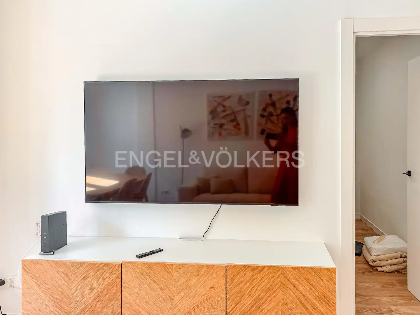 Sala d'estar de Pis de lloguer en Barcelona amb Aire condicionat, Calefacció i Parquet