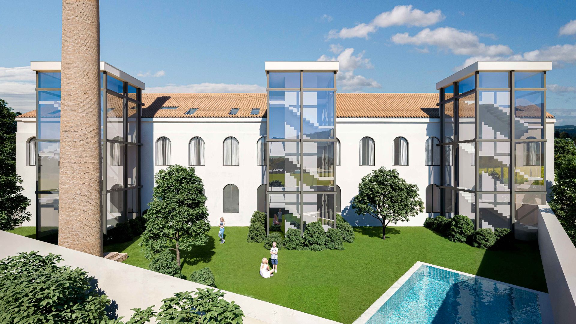 Außenansicht von Wohnung zum Verkauf in Cabrils mit Klimaanlage, Heizung und Parkett