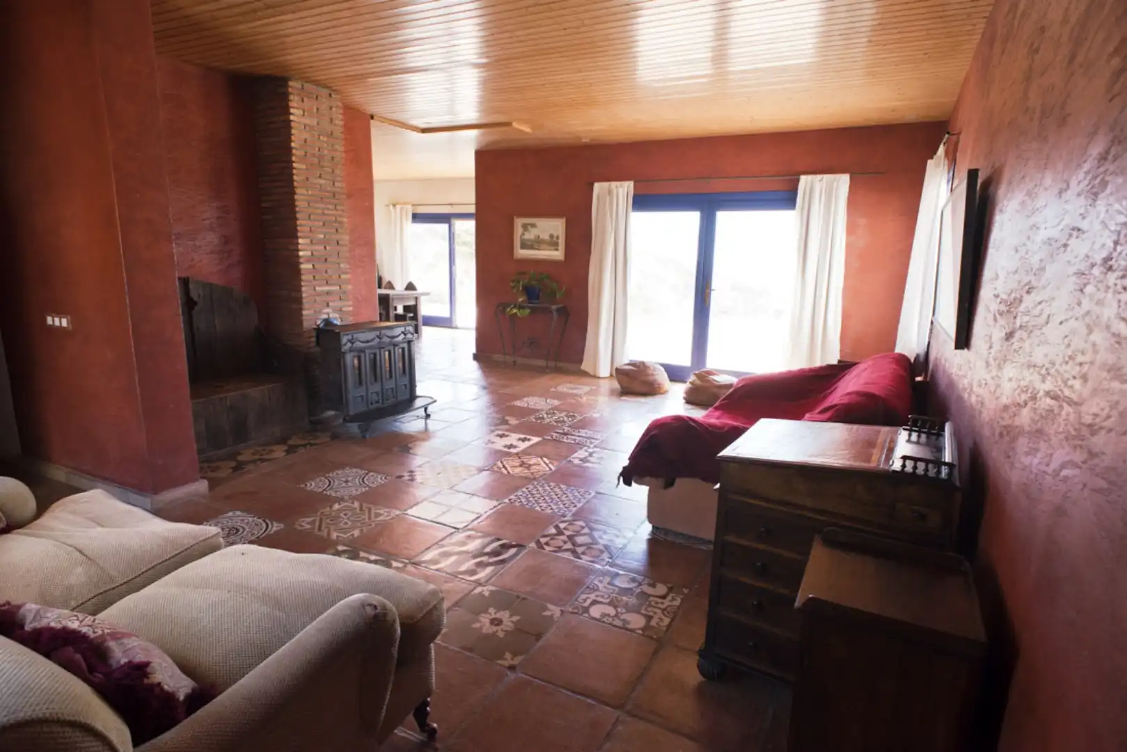 Living room of Country homes for rent in Tarifa  with Private garden, Terrace and Furnished
