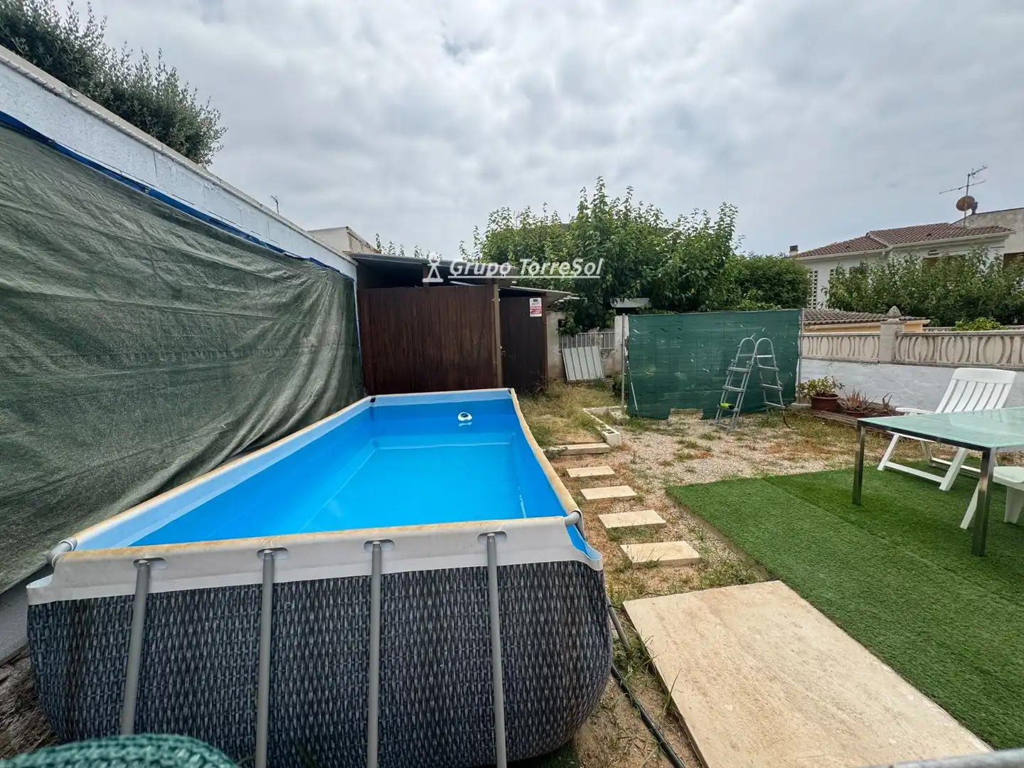 Piscina de Casa adosada en venda en Creixell amb Aire condicionat, Calefacció i Parquet