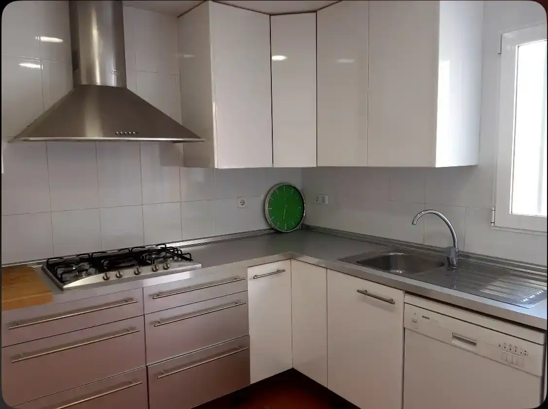 Cocina de Casa o chalet de alquiler en Mazarrón con Aire acondicionado, Jardín privado y Trastero