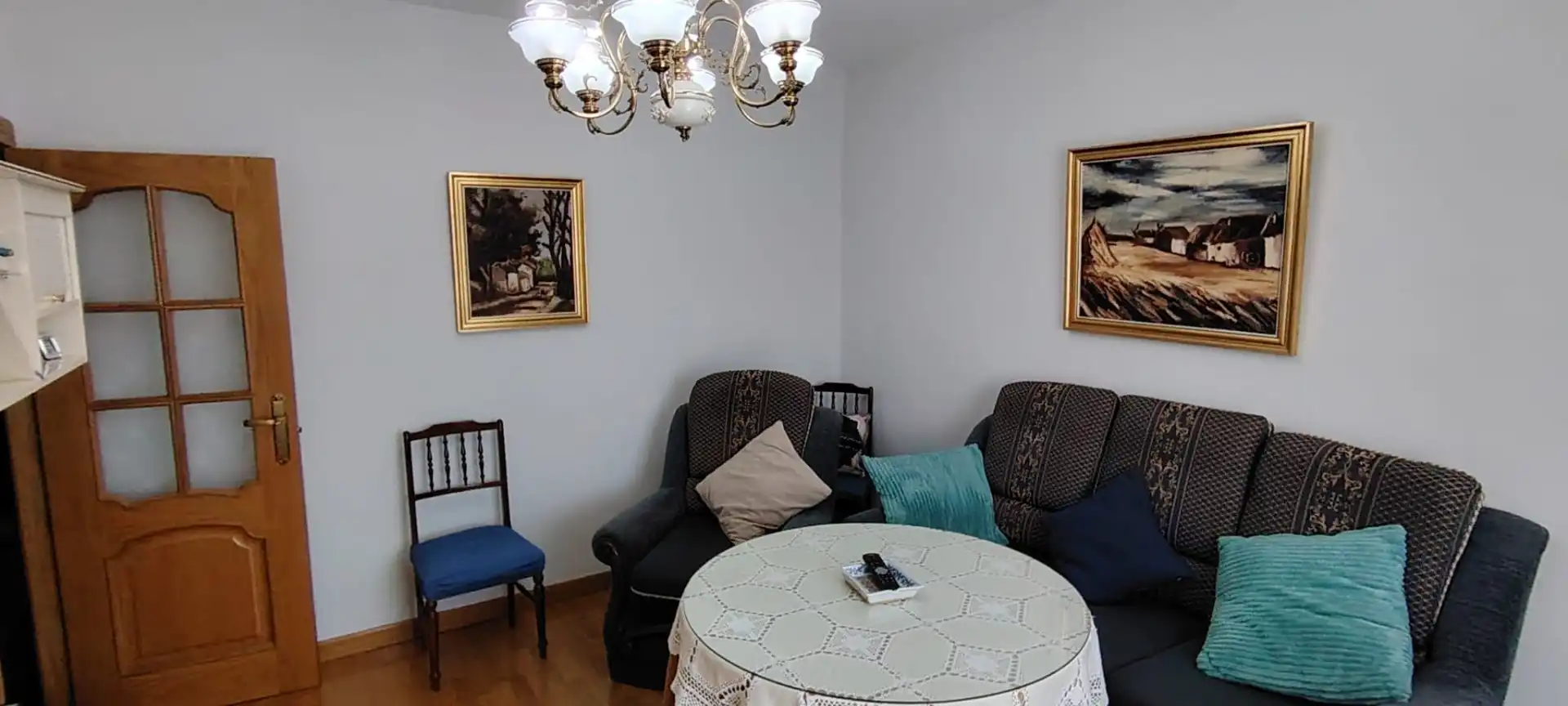 Wohnzimmer von Wohnung zur Miete in Salamanca mit Heizung, Möbliert und Waschmaschine