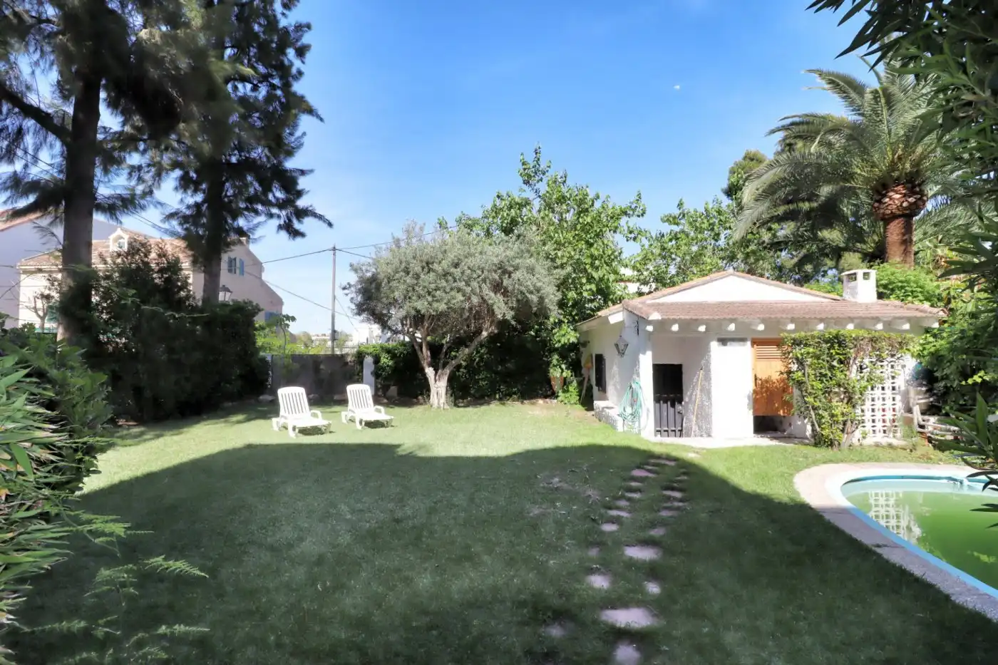 Jardí de Casa o xalet en venda en Rocafort amb Calefacció, Jardí privat i Terrassa