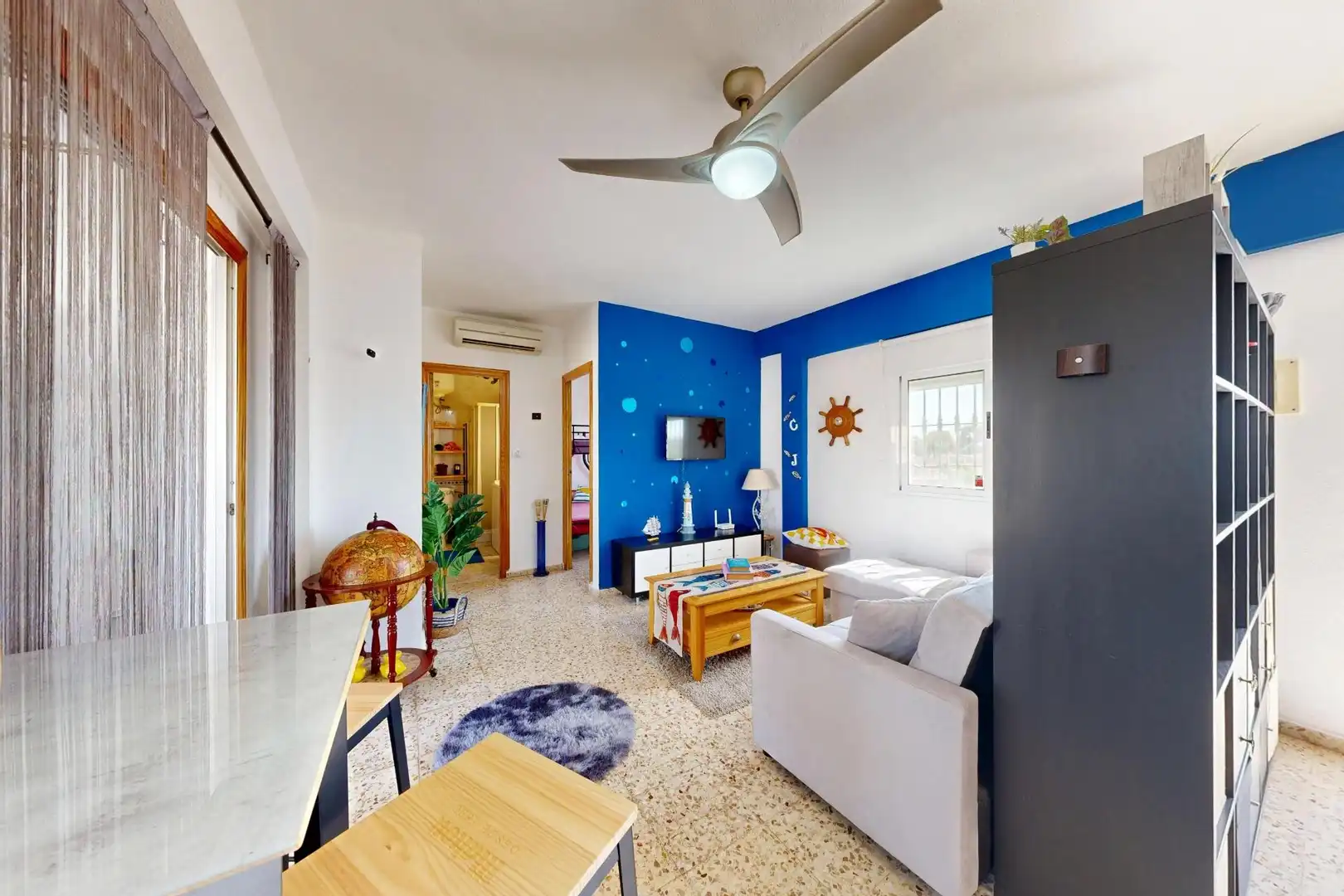 Sala d'estar de Apartament en venda en Cartagena amb Aire condicionat, Terrassa i Balcó