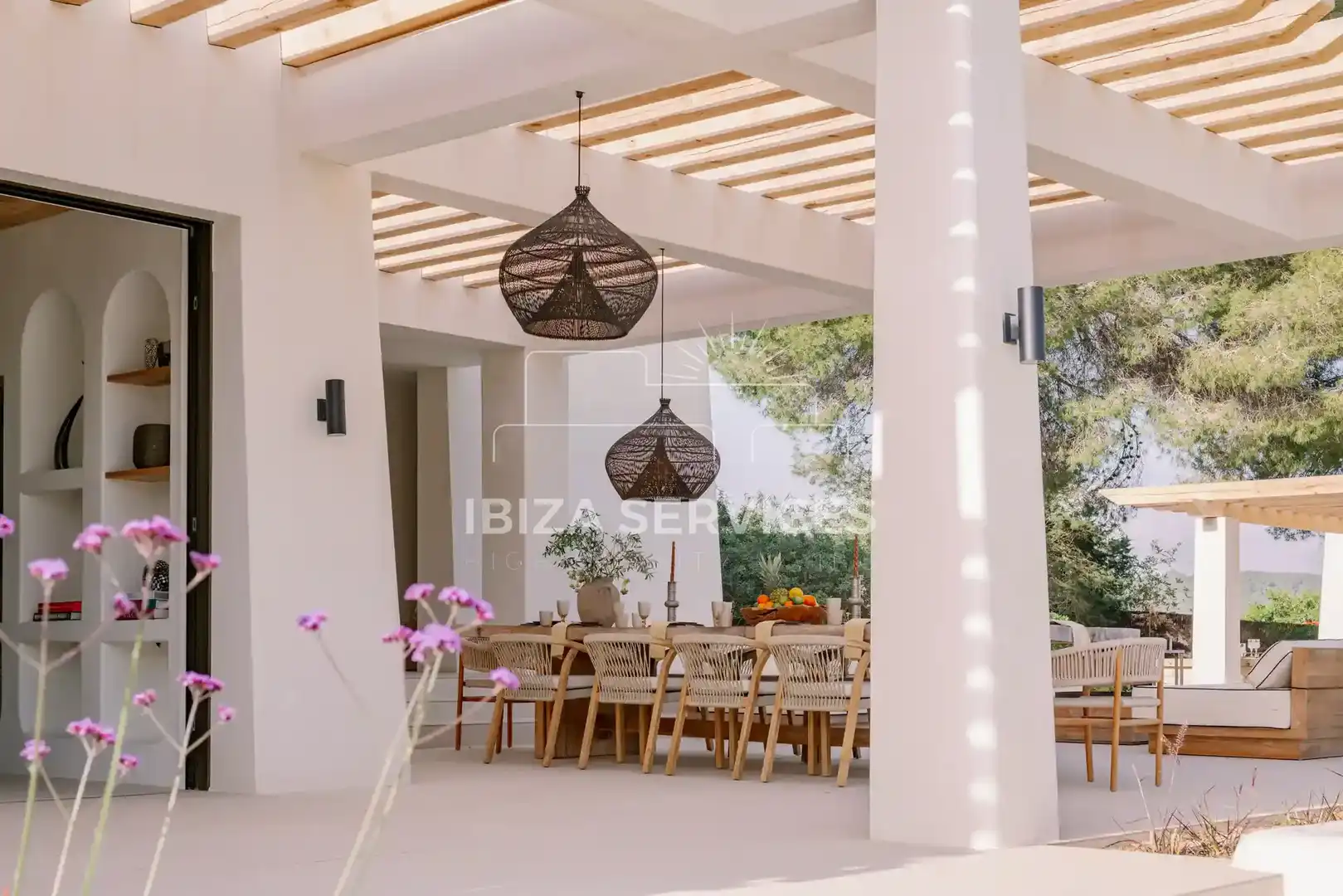Terrasse von Haus oder Chalet zum Verkauf in Santa Eulària des Riu mit Klimaanlage und Schwimmbad