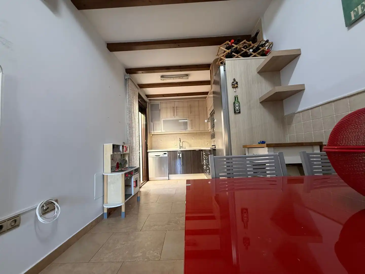 Cocina de Casa adosada en venta en San Pedro del Pinatar con Aire acondicionado, Calefacción y Jardín privado