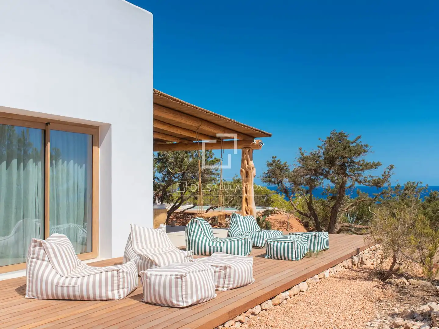 Terraza de Casa o chalet en venta en Formentera con Aire acondicionado, Jardín privado y Piscina