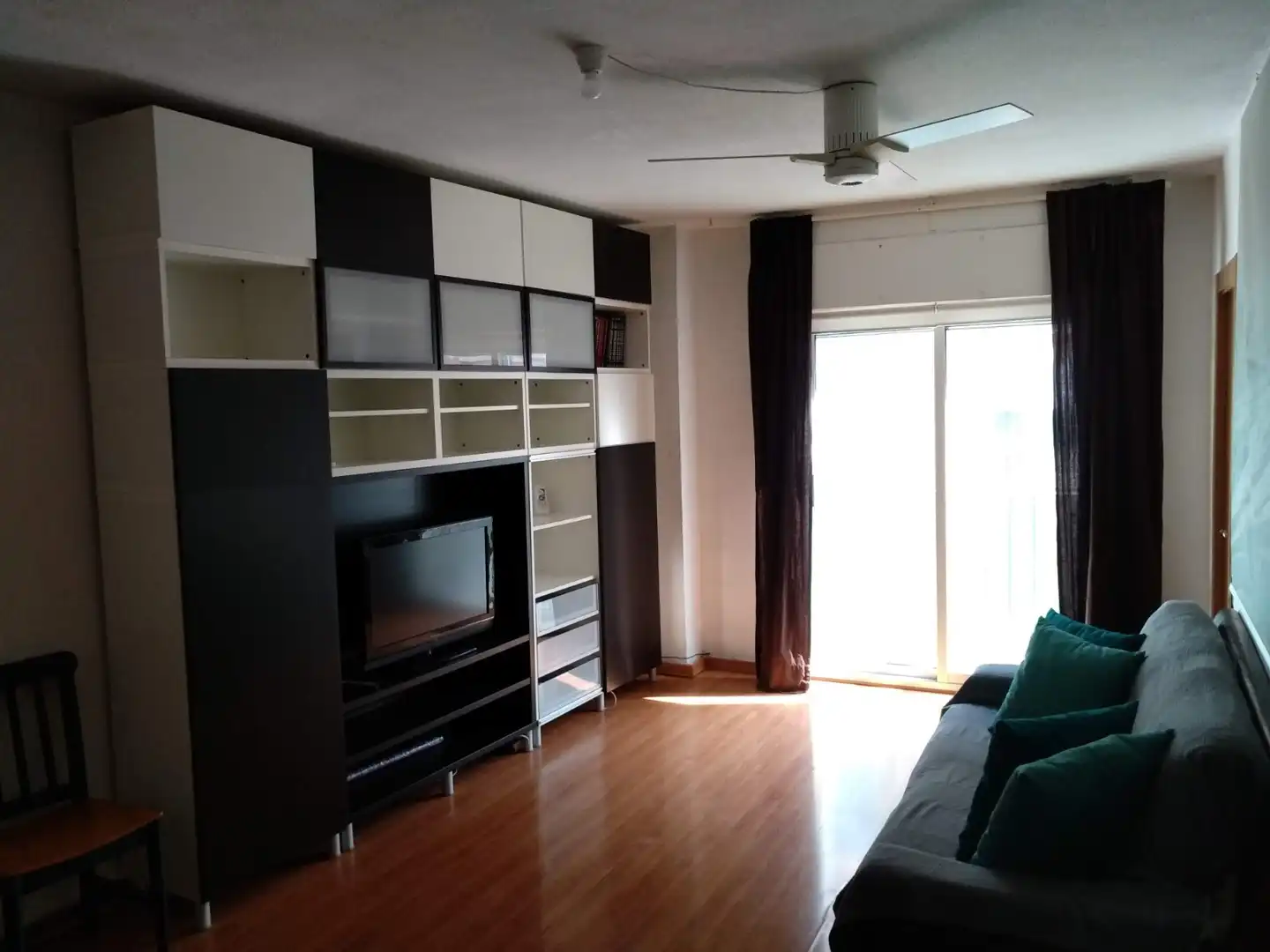 Sala de estar de Piso de alquiler en Murcia con Aire acondicionado, Parquet y Amueblado