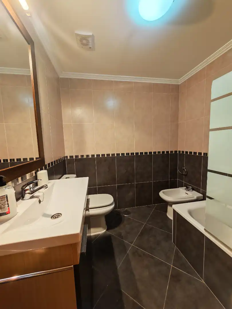 Bathroom of Flat for rent in Fisterra  with Storage room, Furnished and Oven