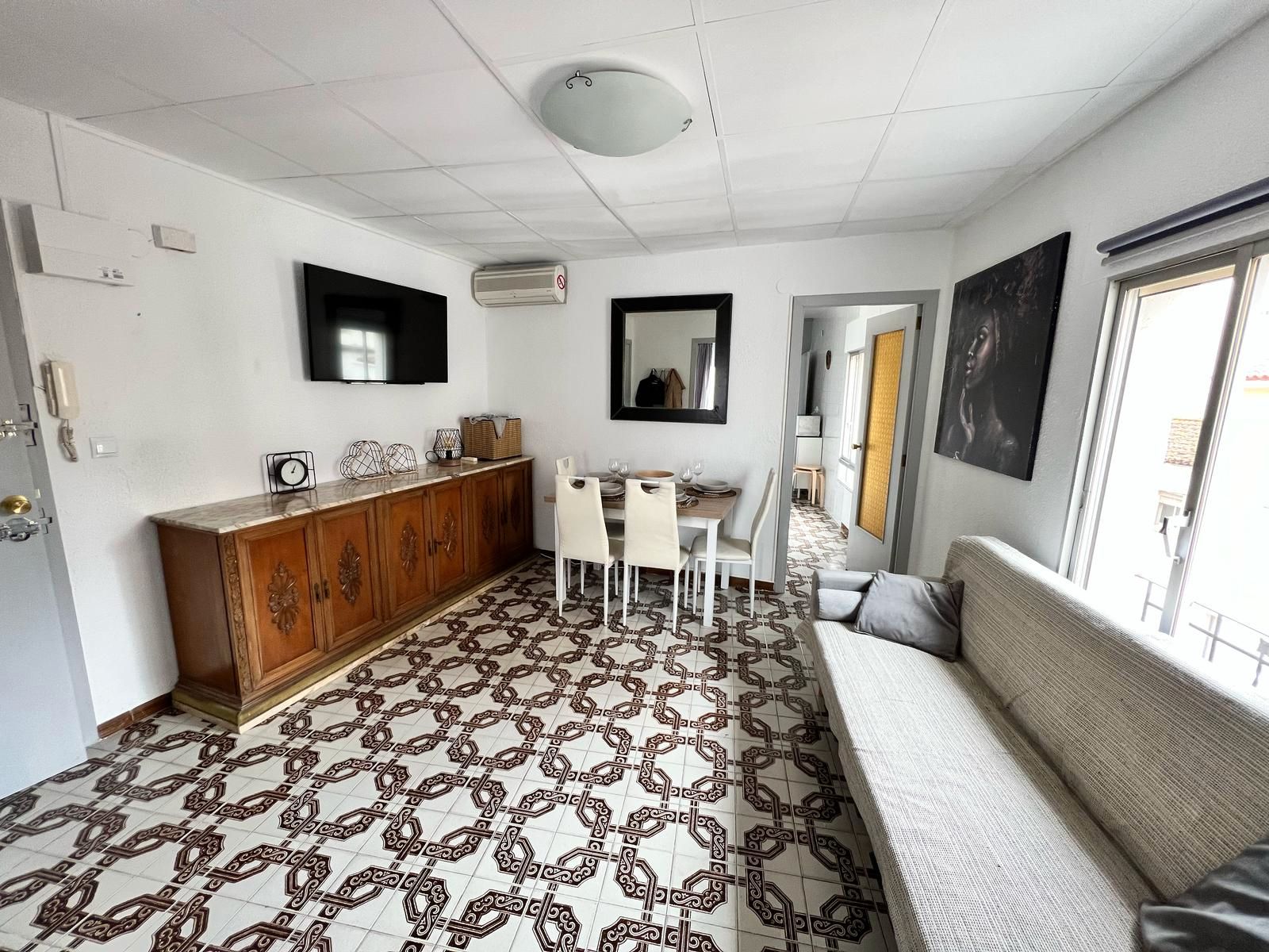 Dining room of Flat for sale in Gandia  with Air Conditioner and Furnished