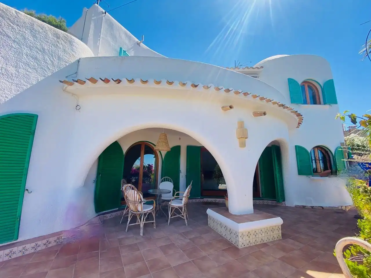 Vista exterior de Casa o xalet en venda en Altea amb Calefacció, Jardí privat i Terrassa