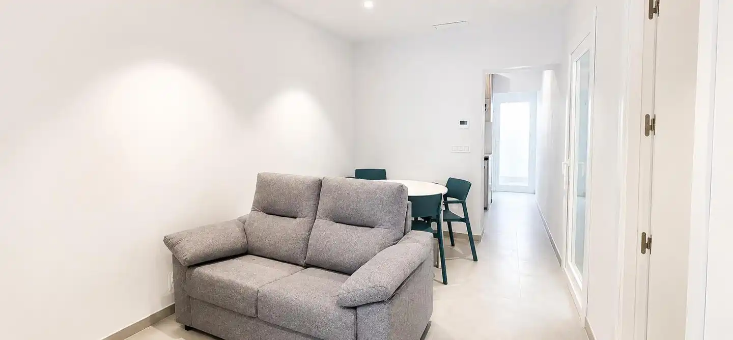 Sala d'estar de Planta baixa de lloguer en Elche / Elx amb Aire condicionat i Moblat