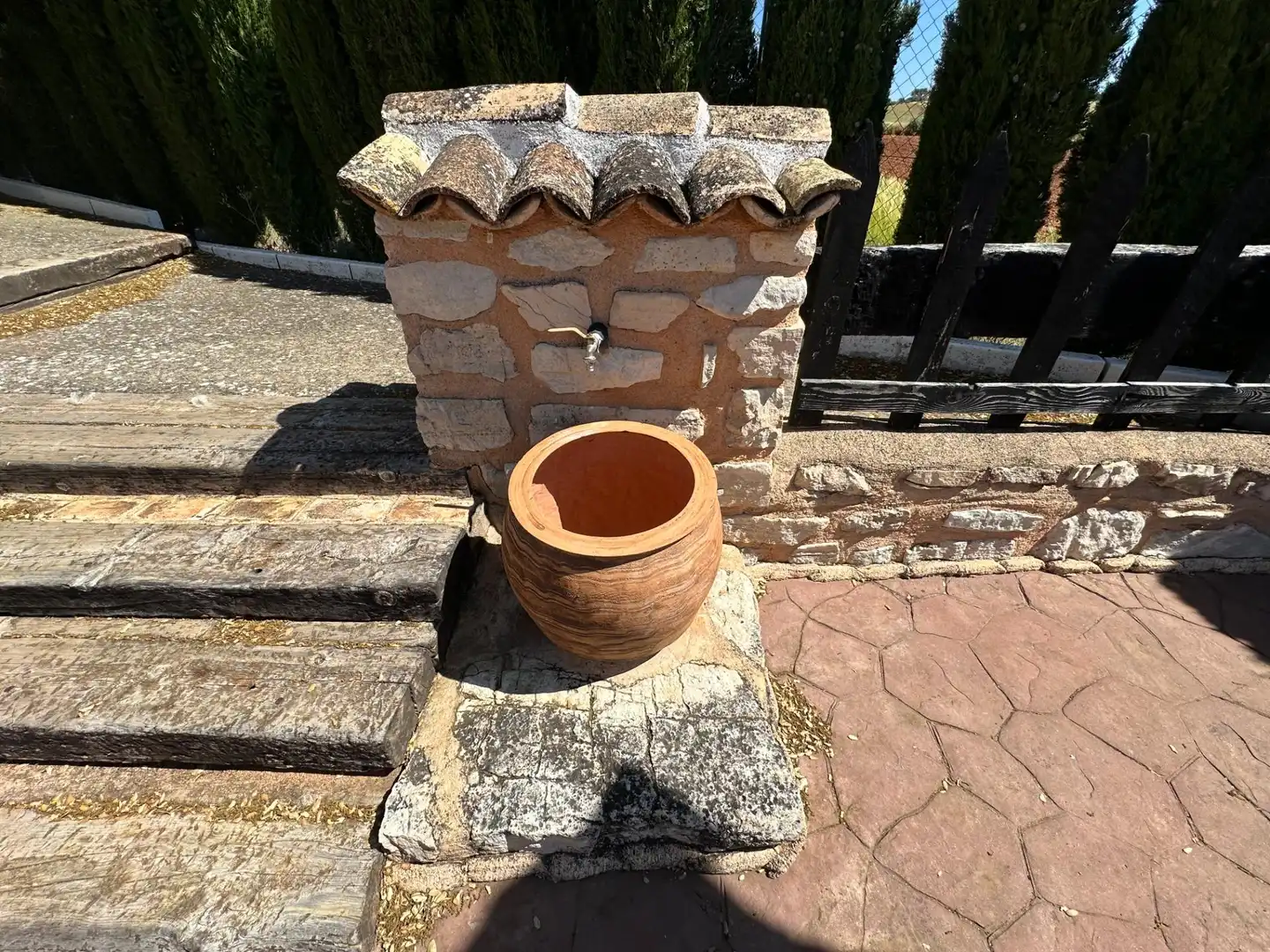 Garden of Houses for sale in Villar de Olalla  with Air Conditioner, Heating and Private garden