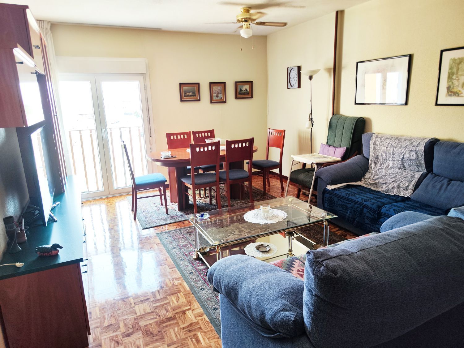 Living room of Flat for sale in Villamuriel de Cerrato  with Heating, Terrace and Storage room