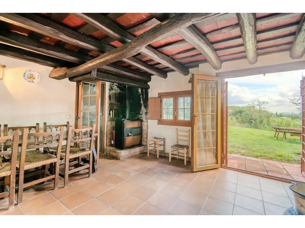 Jardín de Finca rústica en venta en Sils con Calefacción, Jardín privado y Terraza