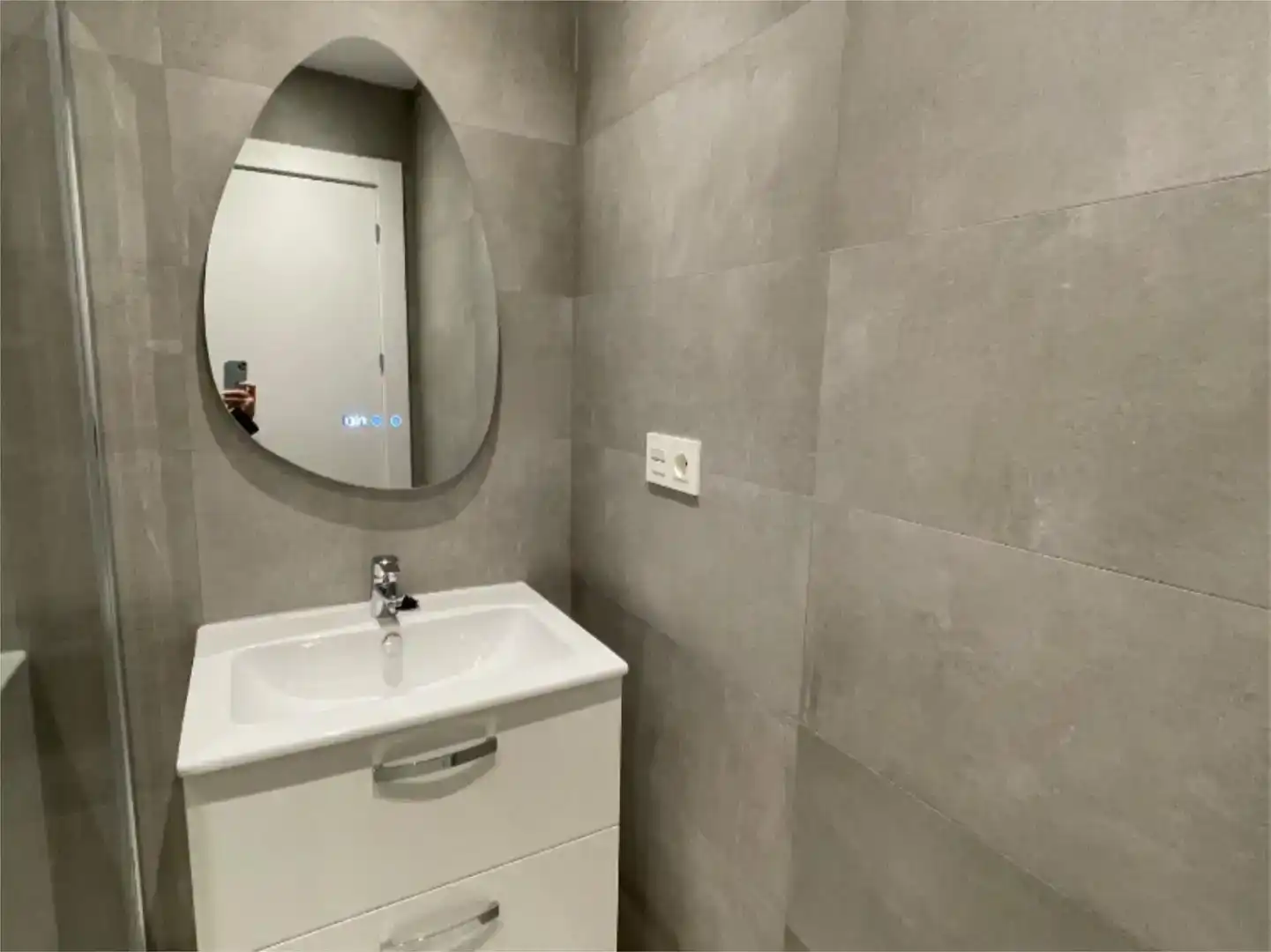 Baño de Apartamento de alquiler en Murcia con Aire acondicionado, Amueblado y Balcón