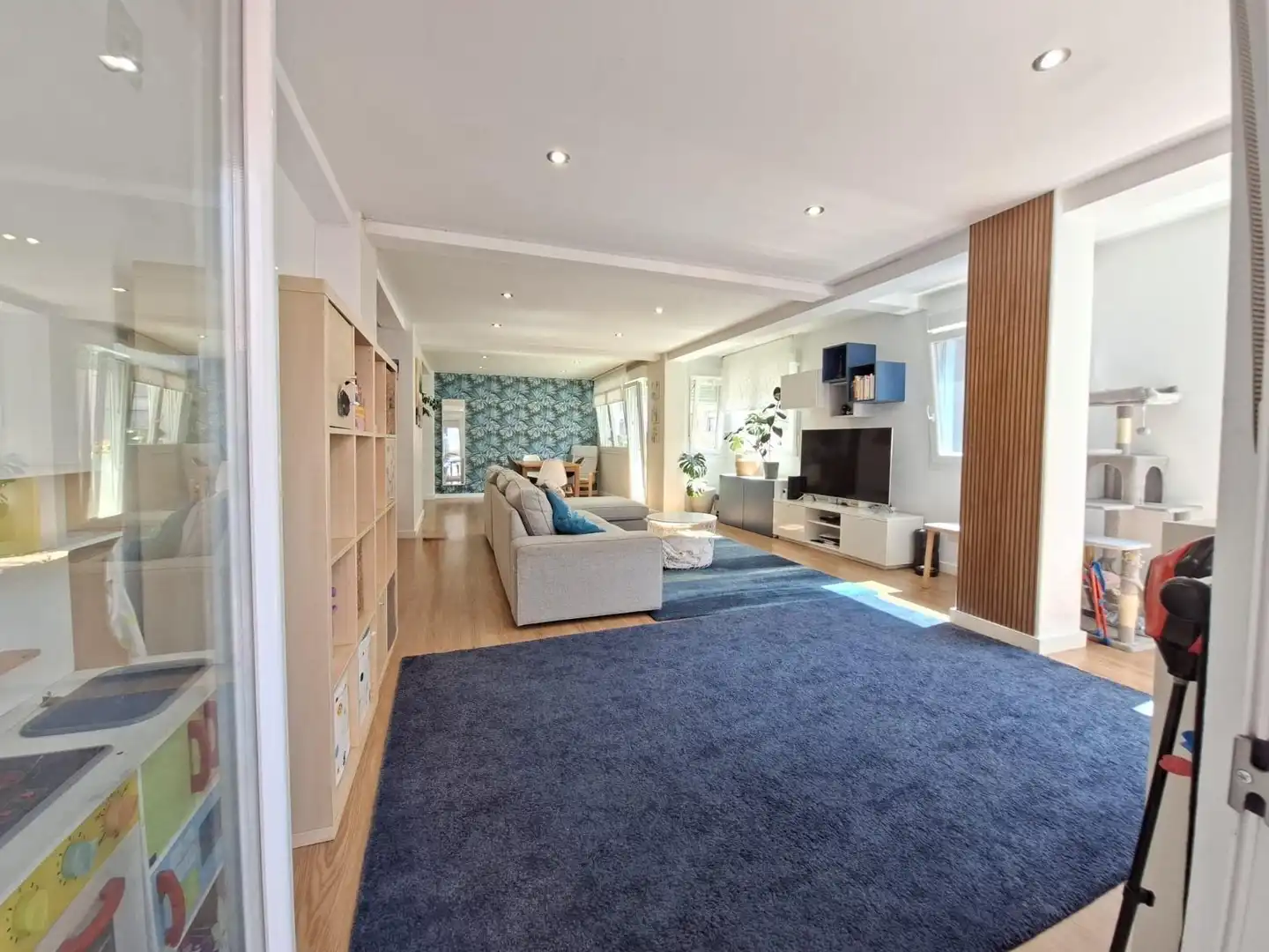 Sala de estar de Piso en venta en Vilagarcía de Arousa con Terraza, Amueblado y Balcón