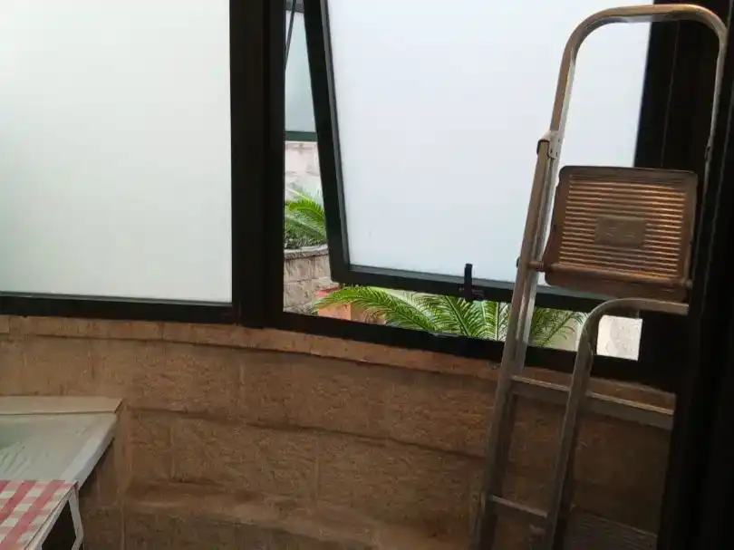 Terraza de Piso de alquiler en Nigrán con Jardín privado, Parquet y Amueblado