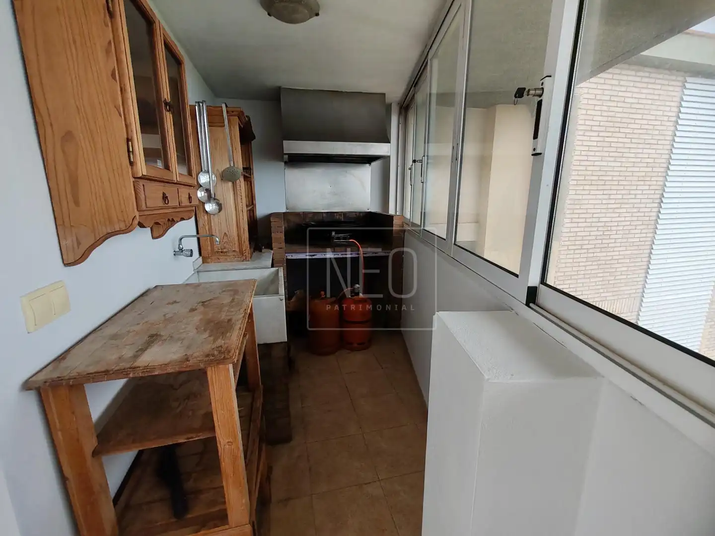 Cocina de Ático en venta en Tavernes de la Valldigna con Aire acondicionado, Terraza y Piscina comunitaria